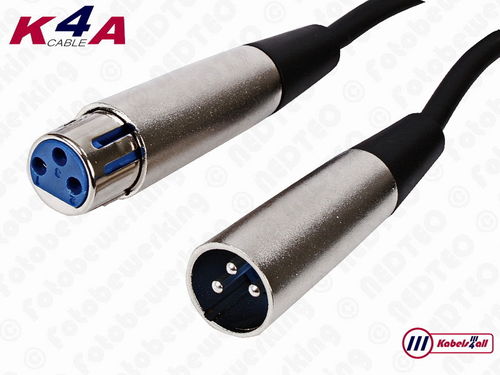 XLR Mono Kabel 3-Pins  9.00 meter